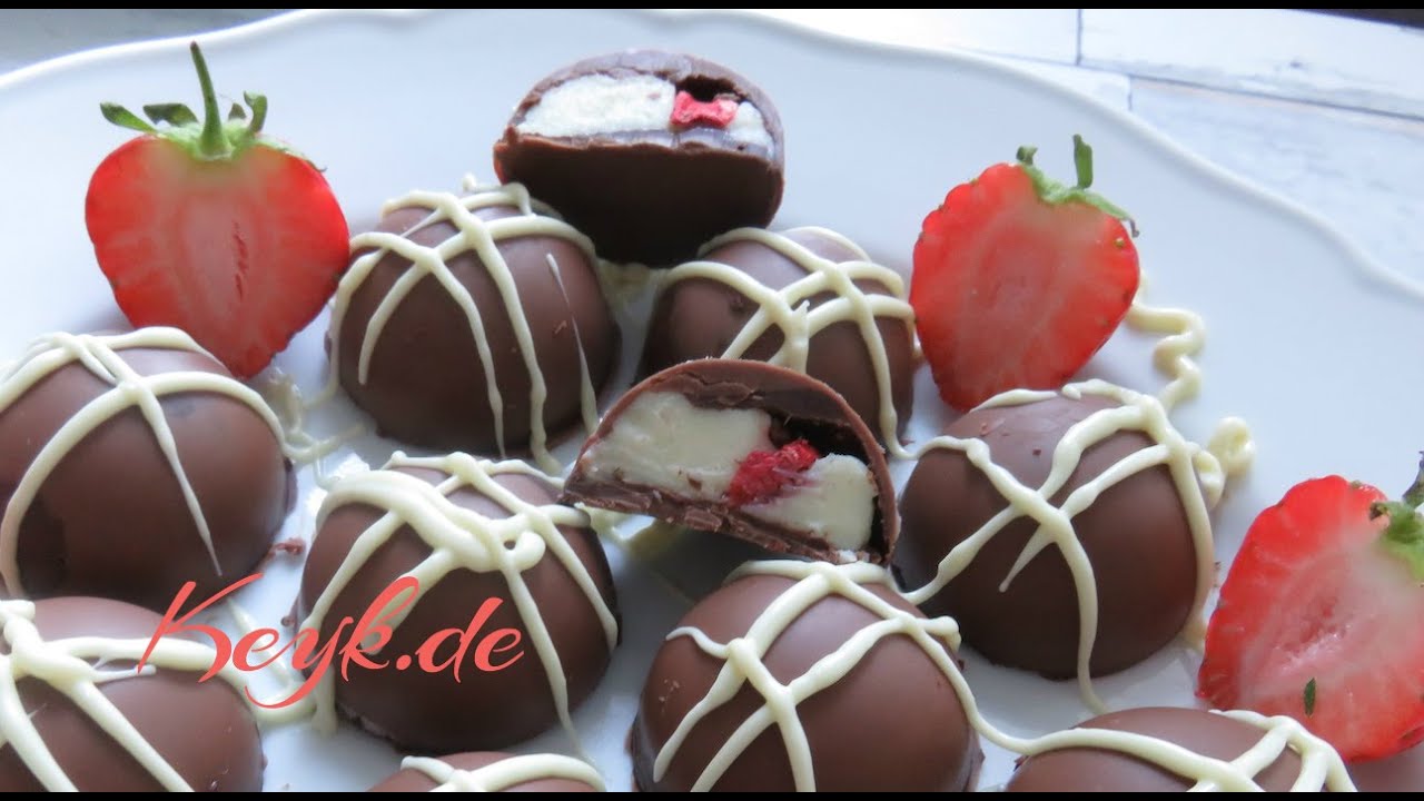 Yogurette - Selber Machen - Erdbeer Joghurt Pralinen Rezept