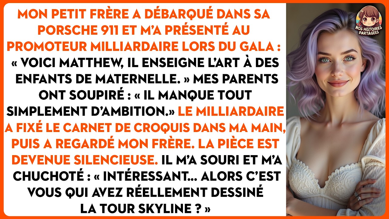 Mon petit frère a débarqué dans sa Porsche 911 et m’a présenté au promoteur milliardaire lors...
