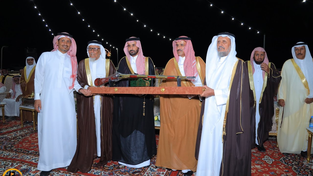 حفل استقبال آل سالم بن مزلب العزيزي بقدوم شيخ شمل بني عزيز الشيخ / احمد بن عايض المندهه