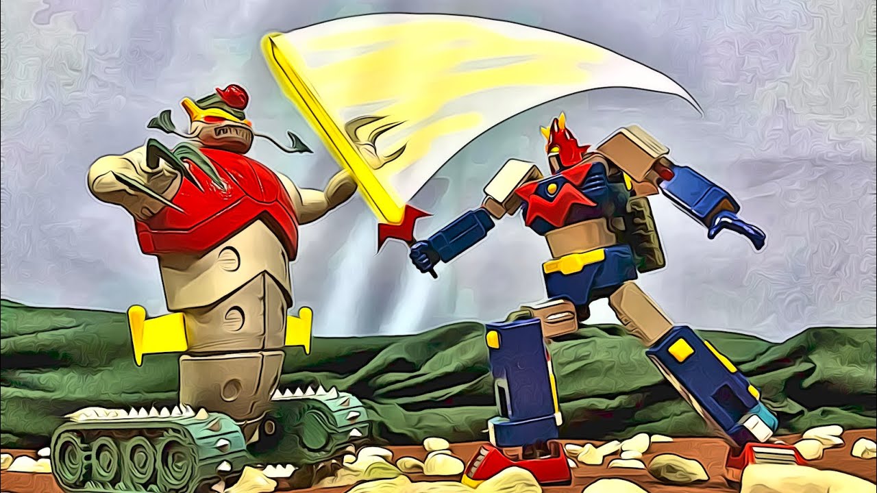 Voltes V Legacy: Voltes V vs Namazuka | Stop Motion | LJPL Animation
