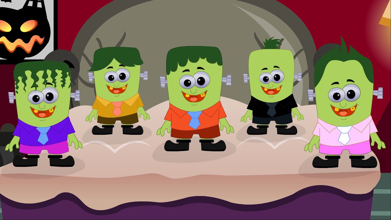 Cinco monstrinhos | poesia infantil