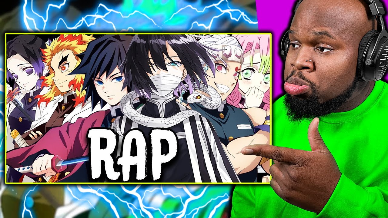 HASHIRA RAP CYPHER | RUSTAGE & More [DEMON SLAYER] [REACTION]