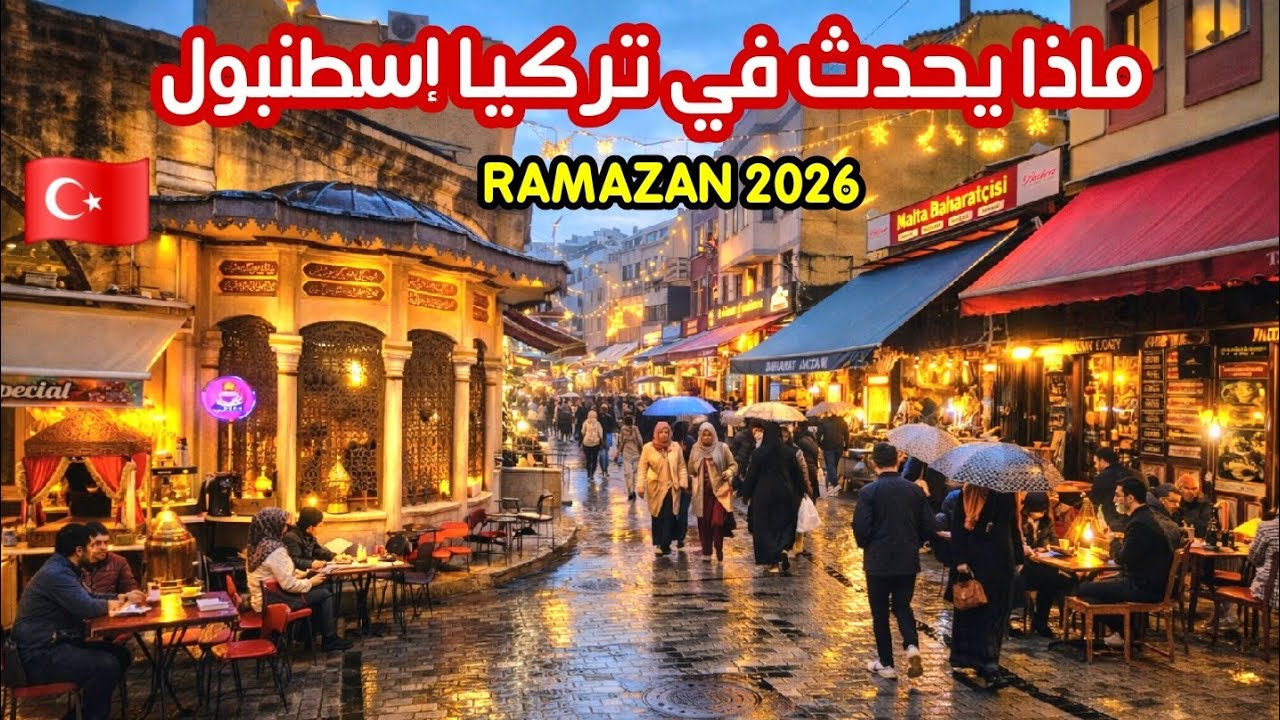 اجواء رمضانية🌙في إسطنبول حي الفاتح 2026 | تكلفة السياحة - اسعار السكن والاكل والحلويات صادم للعرب
