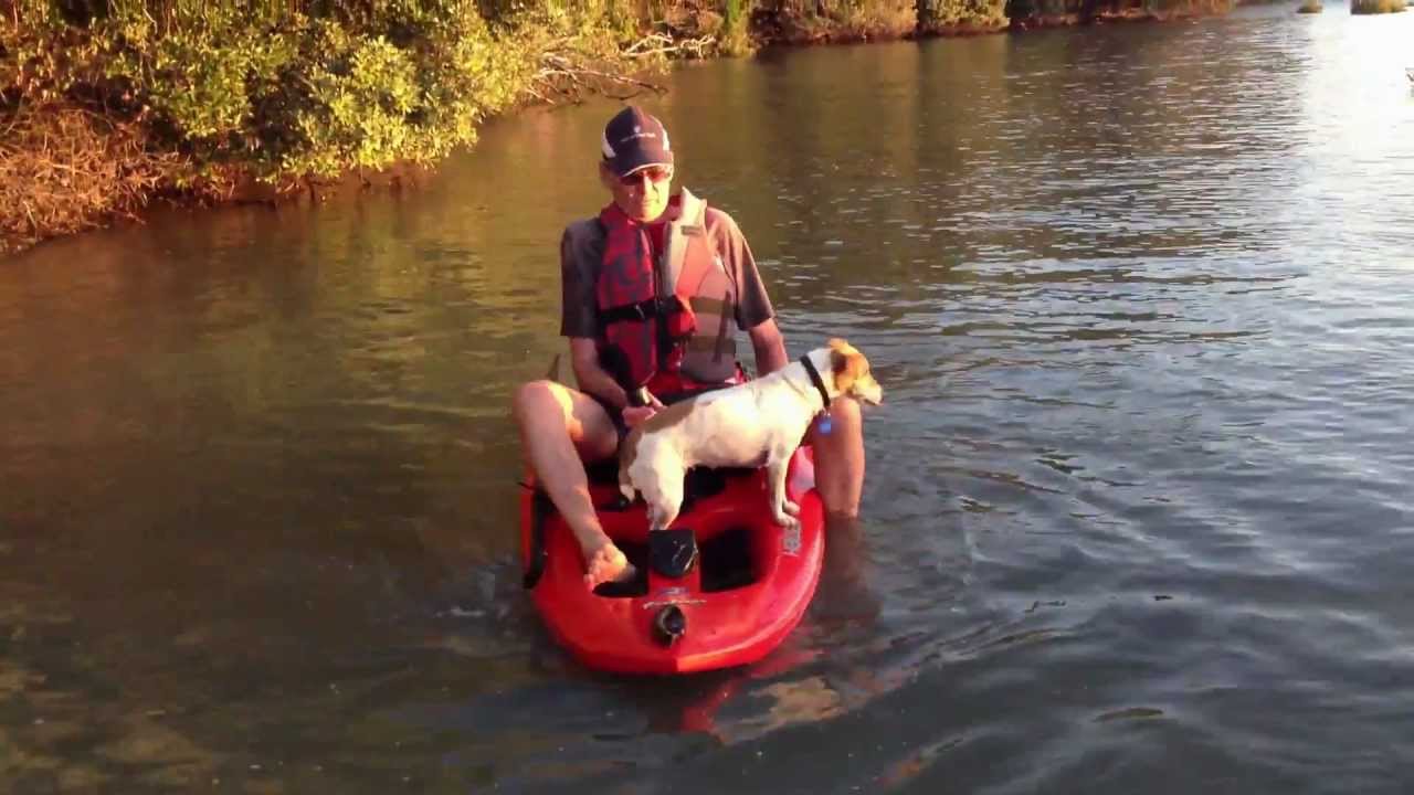 Jack rustle riding surfango jet kayak