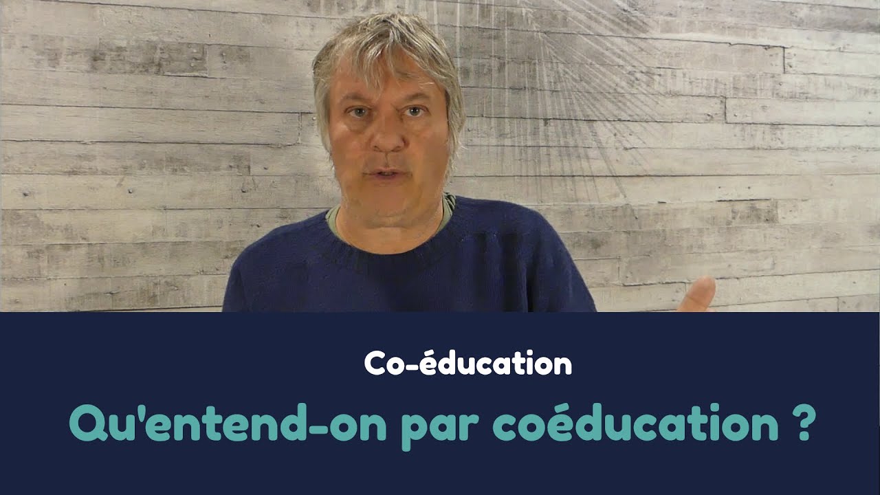La co-éducation expliquée par Bruno Humbeeck