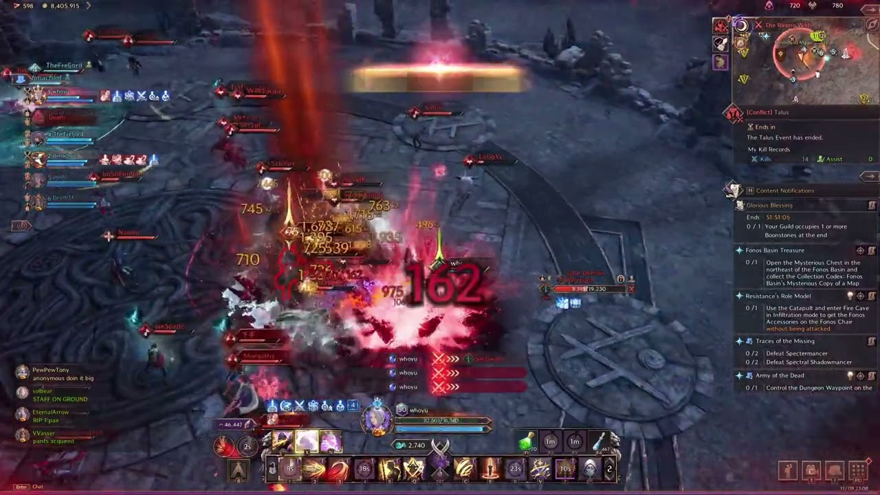 14 Kills in 1 Guillotine Combo - Throne & Liberty GS/Dagger PvP Montage