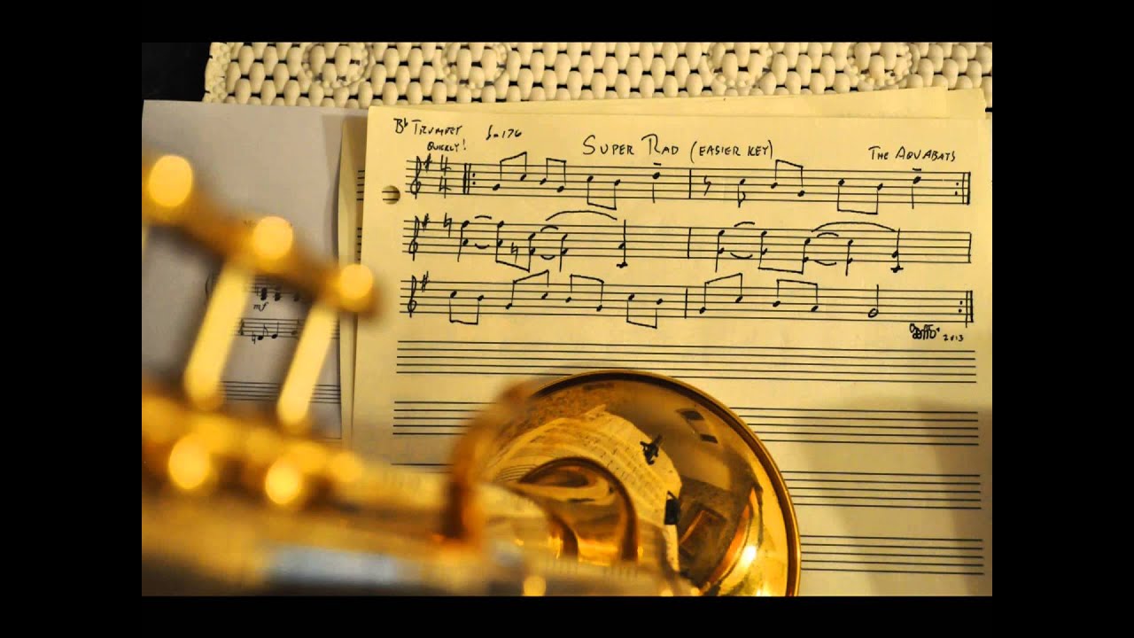 The Aquabats - Super Rad on Trumpet (Easier Key)