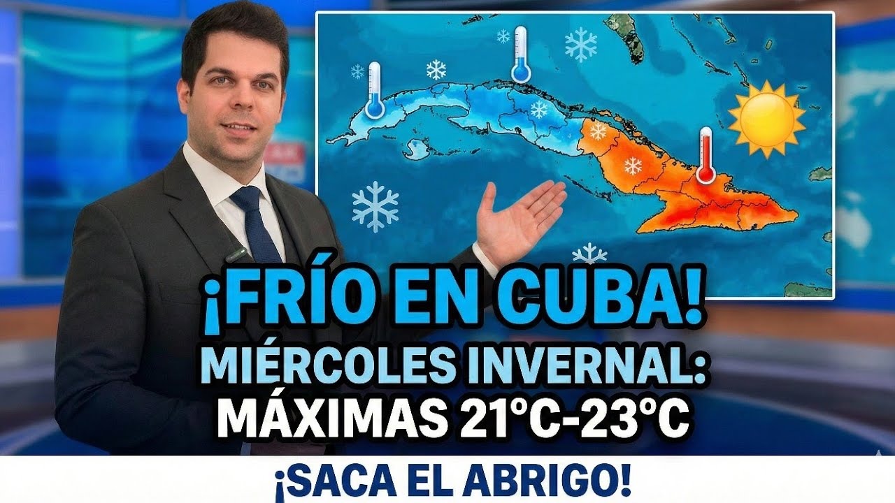 ❄️ ¡Miércoles de FRÍO en Cuba! No guardes tu abrigo 🧥