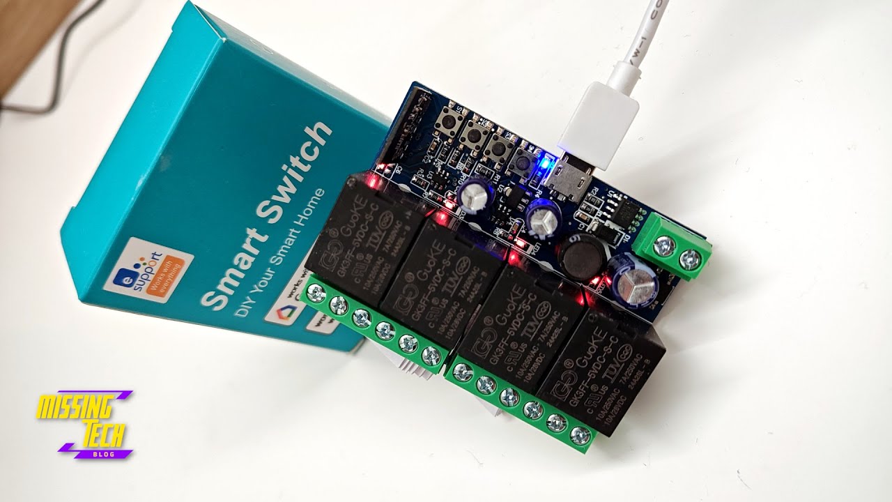 QIACHIP Relé 4CH costa metà di un Sonoff ed è grande 1/4. Compatibile con eWeLink ed Home Assistant