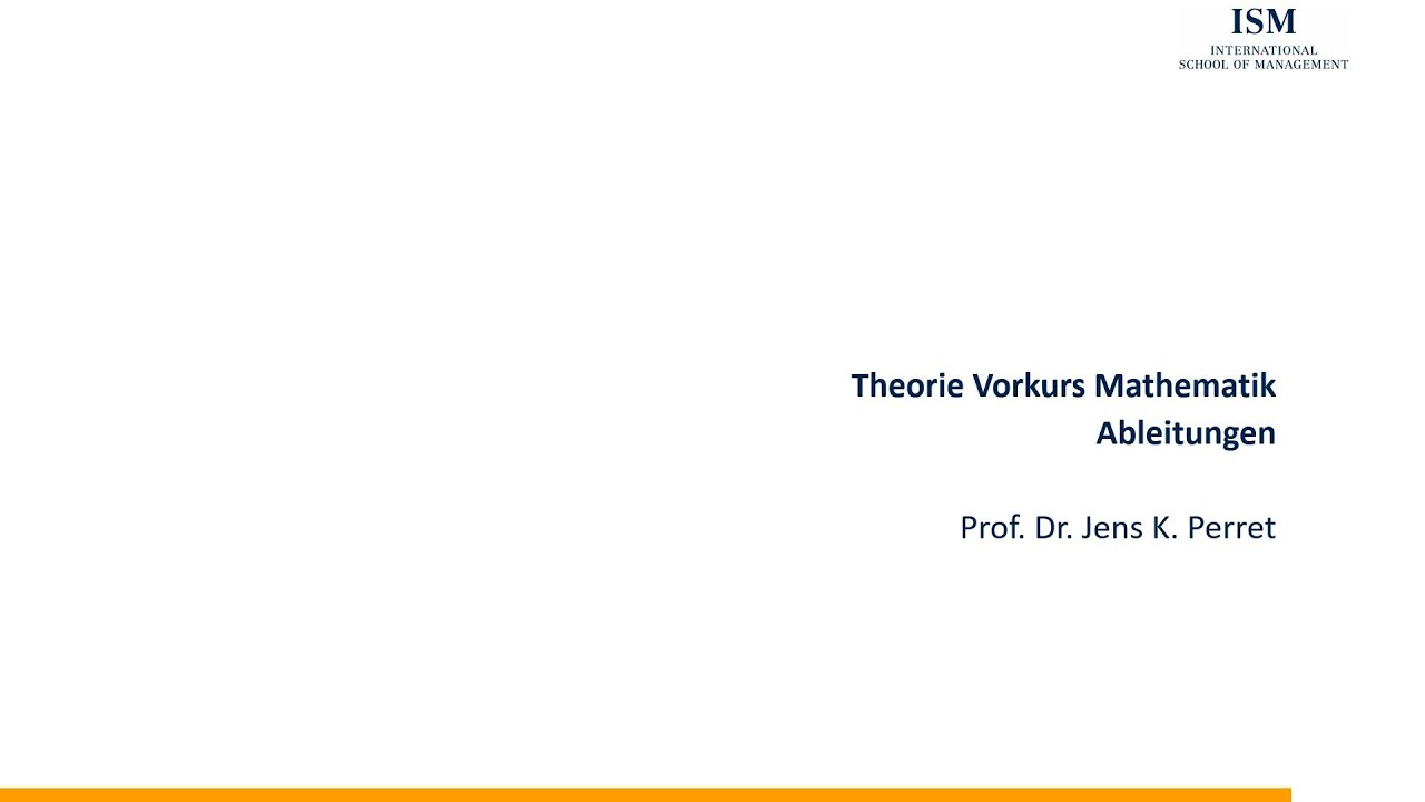 Vorkurs - Ableitungen