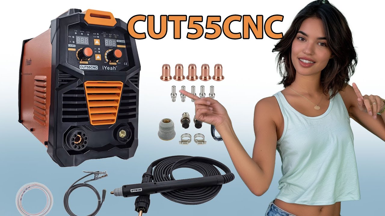 Cut55 CNC  iYeah Máquina de corte de plasma Muy Económica Unboxing, Review