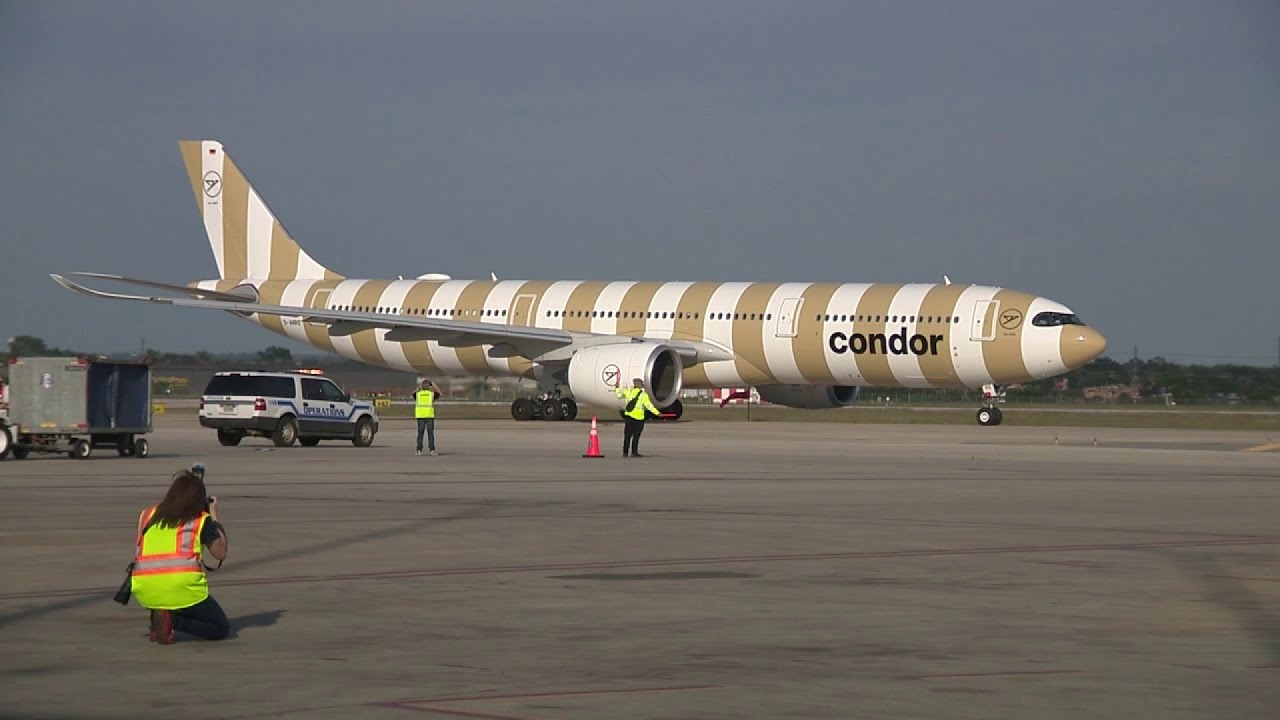 San Antonio International Airport celebrates first transatlantic flight
