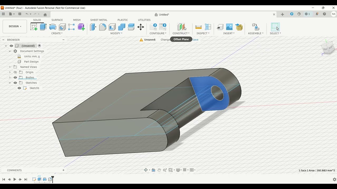 How to make a hinge in fusion 360(print in place)
