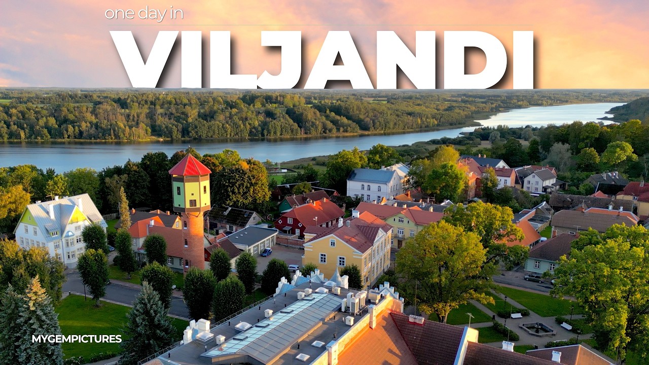 ONE DAY IN VILJANDI (ESTONIA) | 4K 60FPS | Look how beautiful this place is!