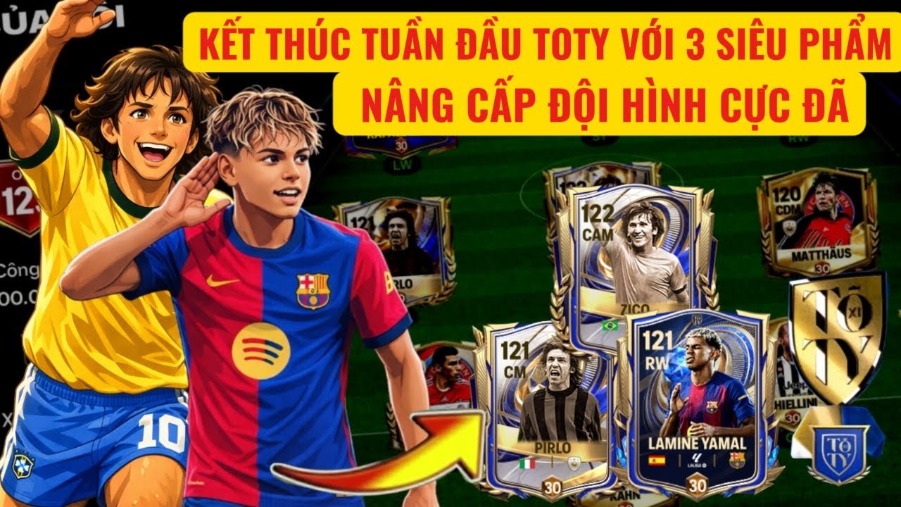 🏆FC MOBILE QT | KẾT THÚC TUẦN ĐẦU TOTY CỰC ĐÃ | MANG 3 SIÊU PHẨM POOL A NÂNG CẤP ĐỘI HÌNH 123