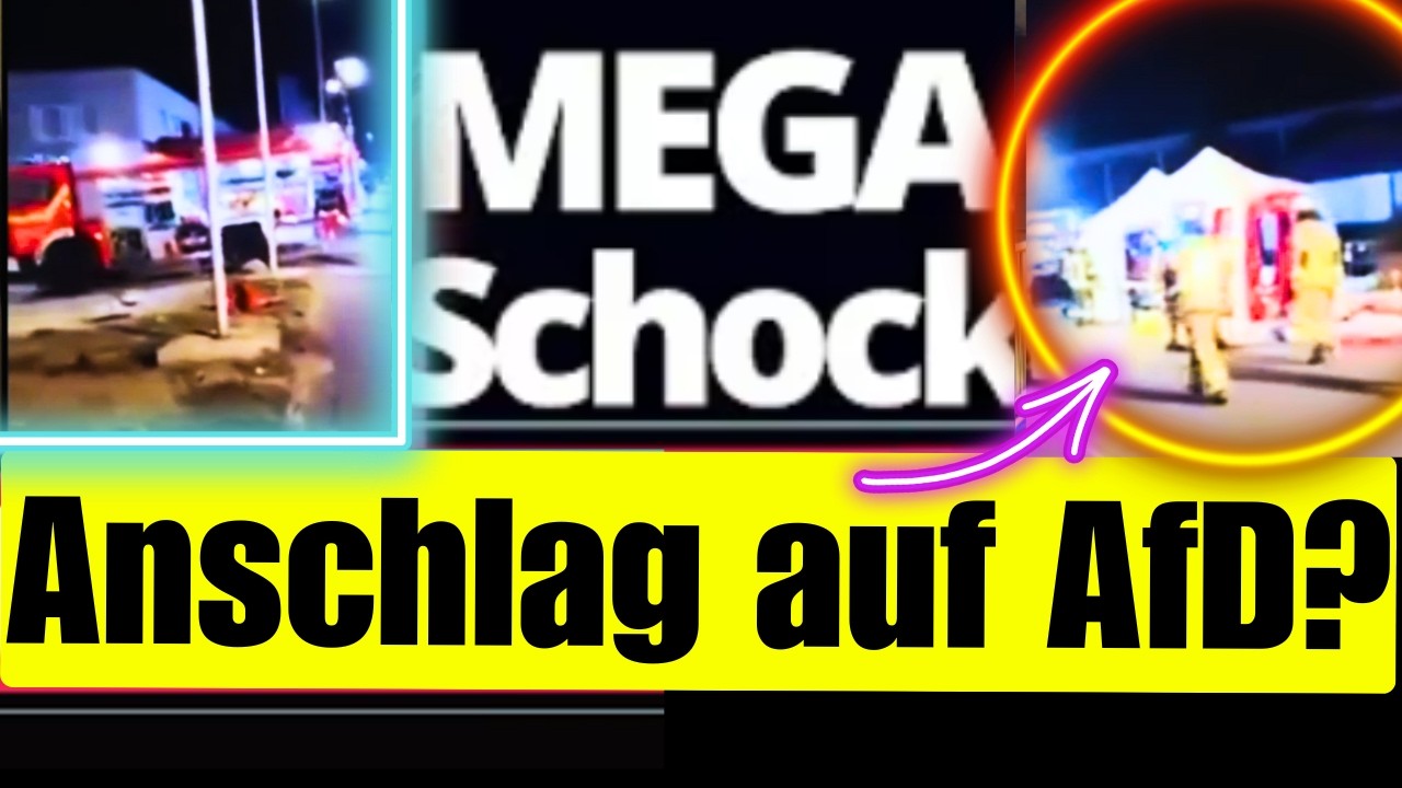 Giftanschlag auf AfD-Politikerin ? Gro&szlig;einsatz, Staatsschutz ermittelt !!