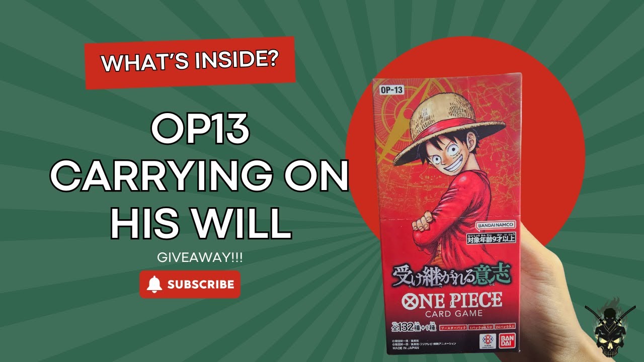 OP13 Release Day Box Opening - Giveaway!!!