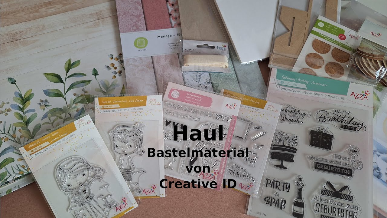 #Haul / neues Bastelmaterial von Creative ID