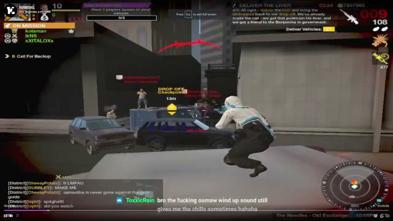 kolaman past broadcast cheating on stream APB Reloaded