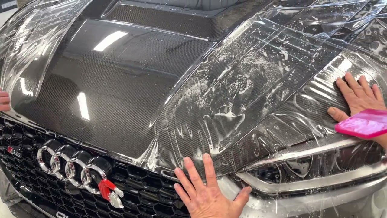 Difficult Aftermarket Hood Wrap With Paint Protection Film