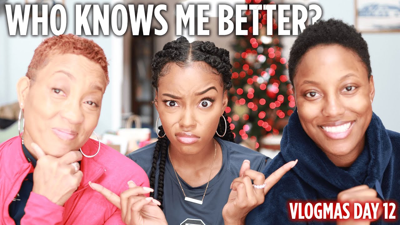 WHO KNOWS ME BETTER? MOM VS. SISTER | Slim Reshae