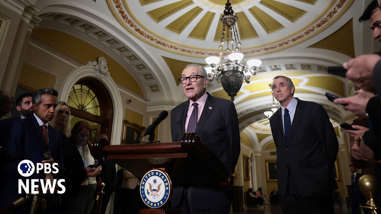 WATCH LIVE: Senate Democratic leaders hold news conference after Trump strikes tentative Iran deal