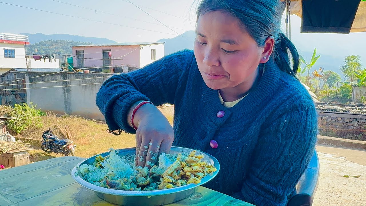 Bungurko kuttale layo din😋Budule diyo chuppa ma dangdash#siruthapamagar#villagelife#vlog