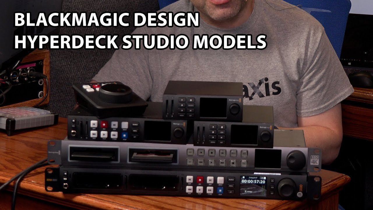 Blackmagic Design HyperDeck Studio Video Recorder Product Lineup: Walkthrough