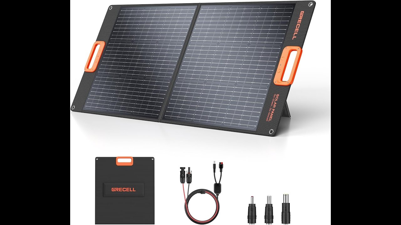 GRECELL 100 watt Portable Solar Charger Review - Pros & Cons - GRECELL 100 watt portable solar pane