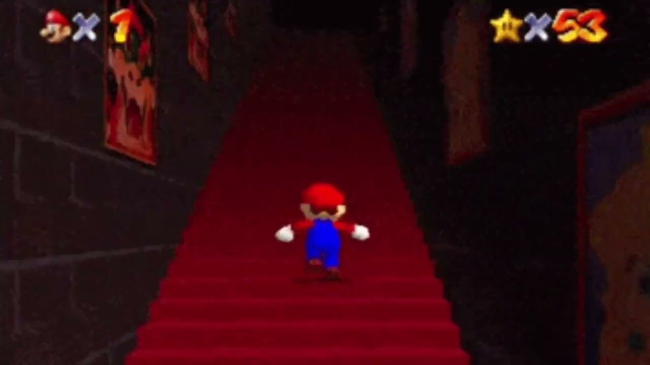 Super Mario 64 - Looping steps {Slowed}