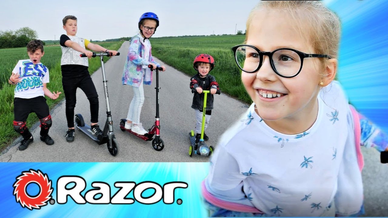 TESTUJEMY NOWE HULAJNOGI RAZOR i WYWIAD Z 