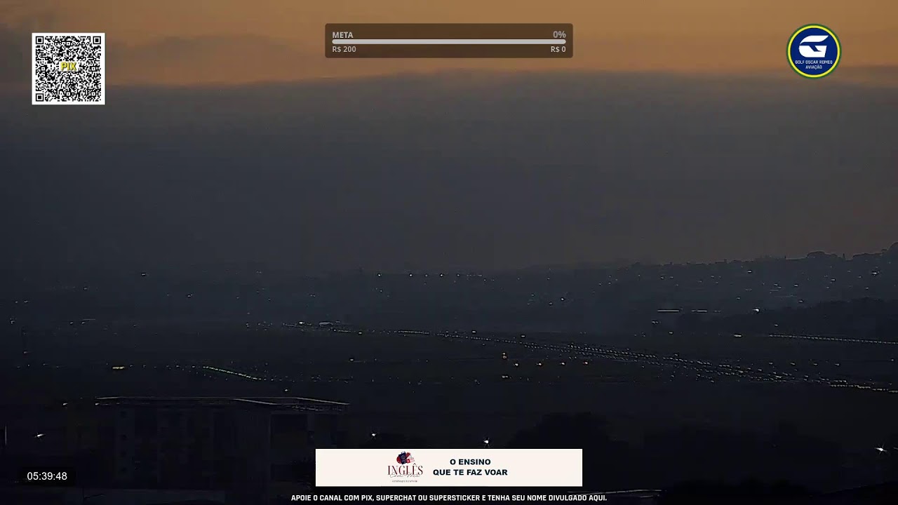 SBGR 10R LIVE - Aeroporto Internacional de São Paulo AO VIVO - GRU Airport - 15/02 Noite