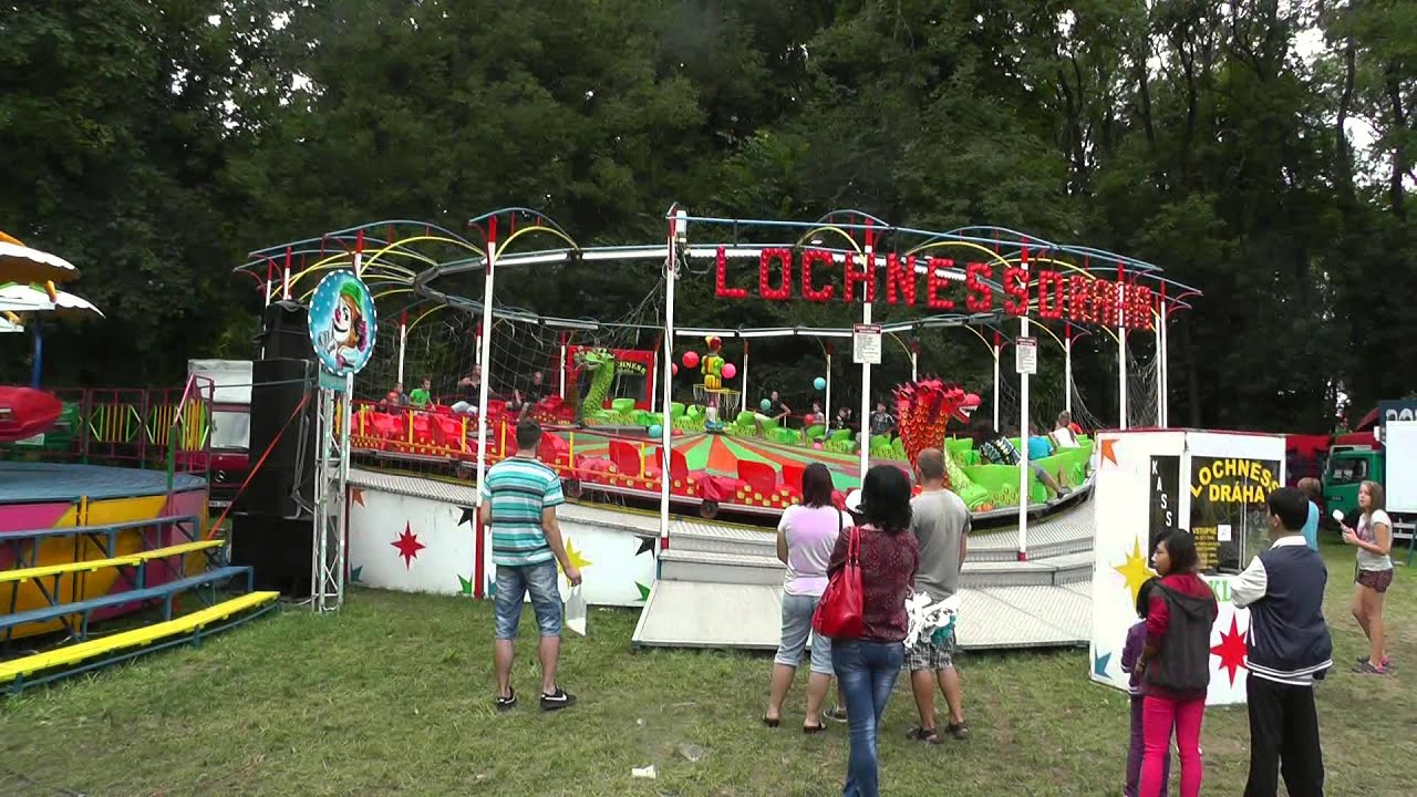 Libochovická Svatovavřinecká pouť 2013 - ATRAKCE LOCHNESS DRÁHA / ATTRACTION LOCHNESS TRACK OFF-RIDE