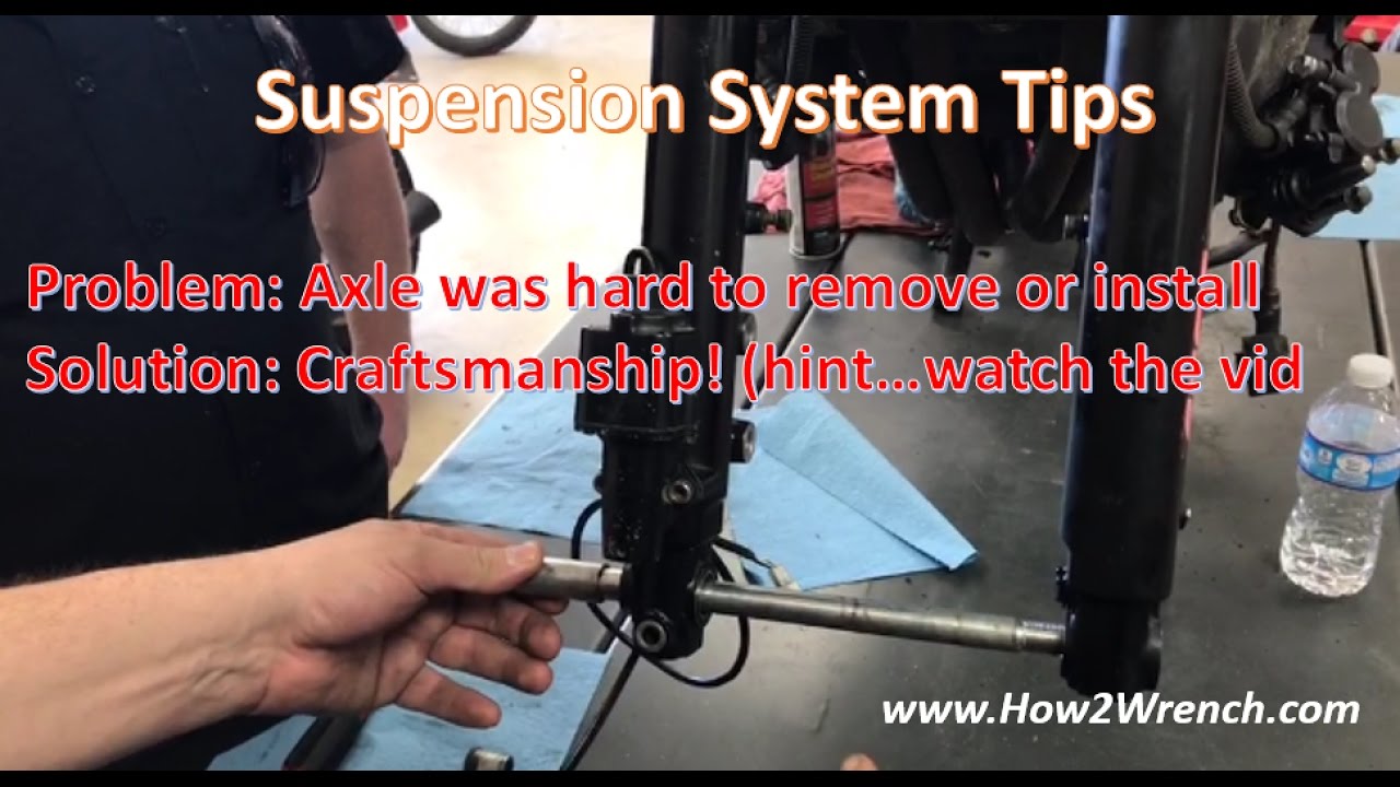 Have you ever fought an axle removal or installation? This may be why.
