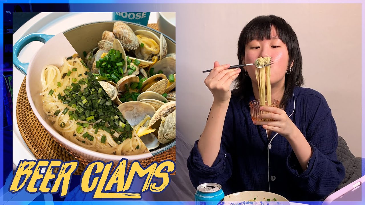 [간단야식] 조개맥주찜과 파스타 Beer Clams and Easy Pasta