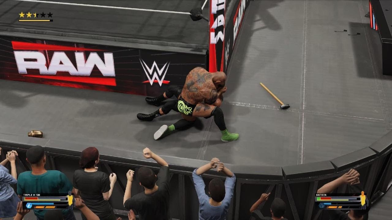 WWE 2K25 HHH VS Batista