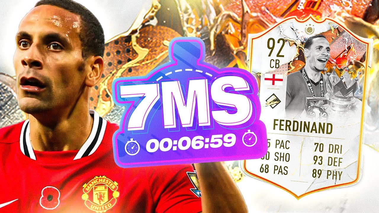Trophy Titan Icon PACKED!!! Trophy Titan Rio Ferdinand 7 Minute Squad Builder!!!