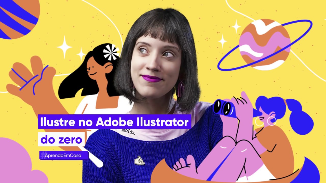 Curso: Ilustre no Adobe Illustrator do zero - Paula Cruz 