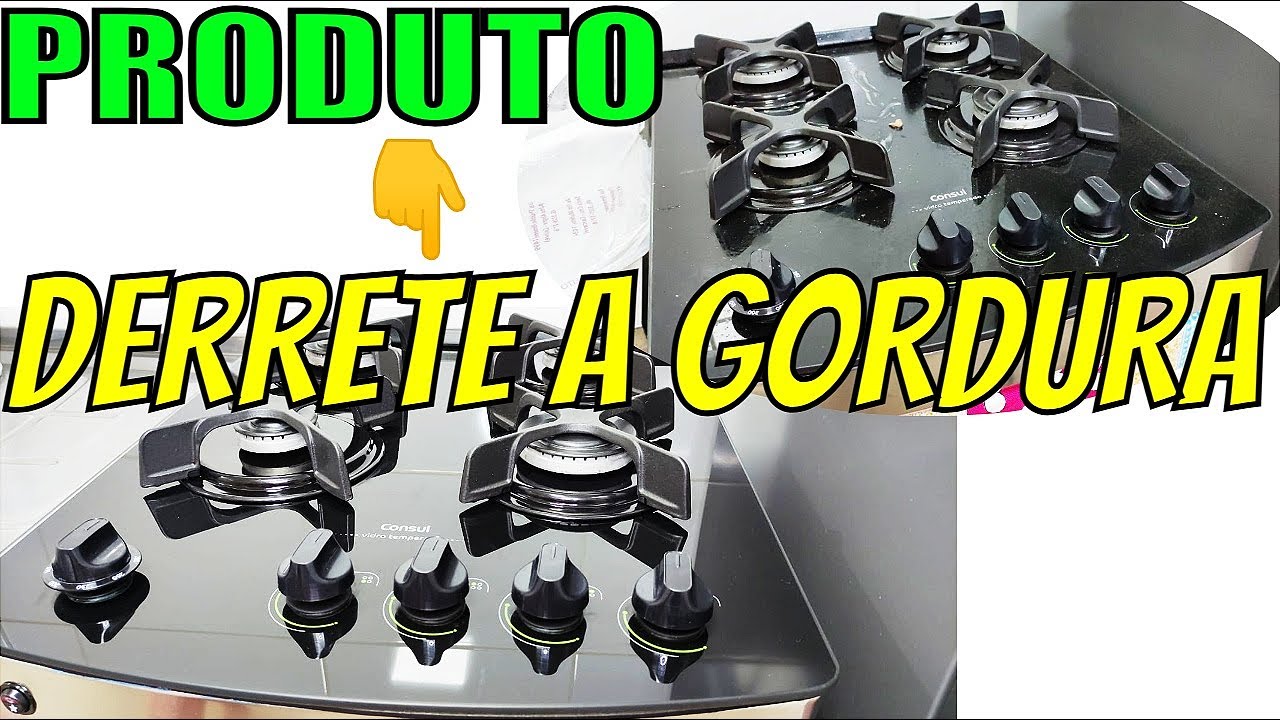COMO LIMPAR FOGÃO MESA DE VIDRO | TAMPINHAS E GRELHAS NOVAS | FOGÃO CONSUL | Adeline Pefer