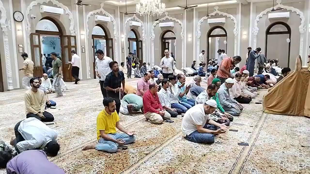 AZAN & NAMAZ E MAGRIB ISHA 6 59 PM KHOJA SHIA ISHNA ASHARI JAMA MASJID MUMBAI