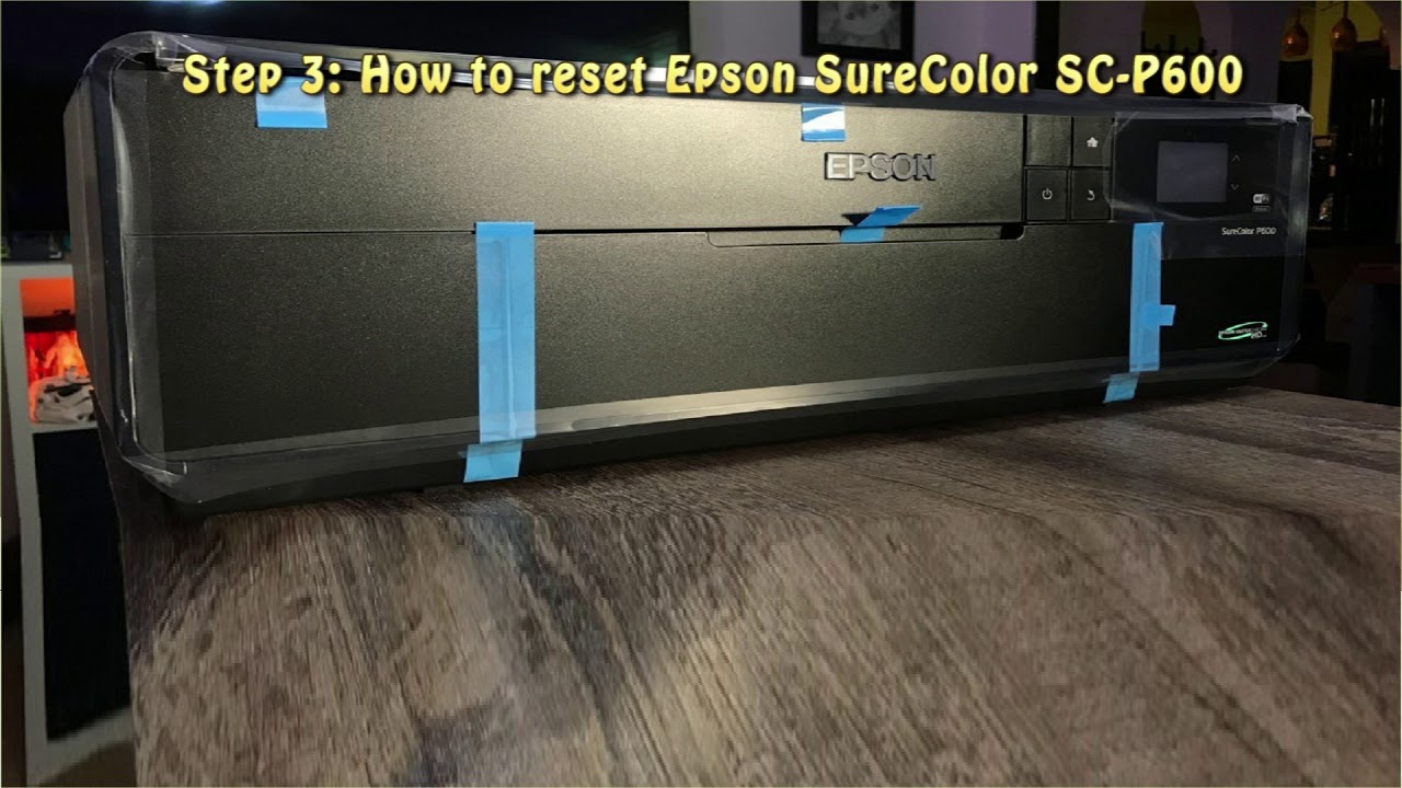 Reset Epson SureColor SC P600 Waste Ink Pad Counter