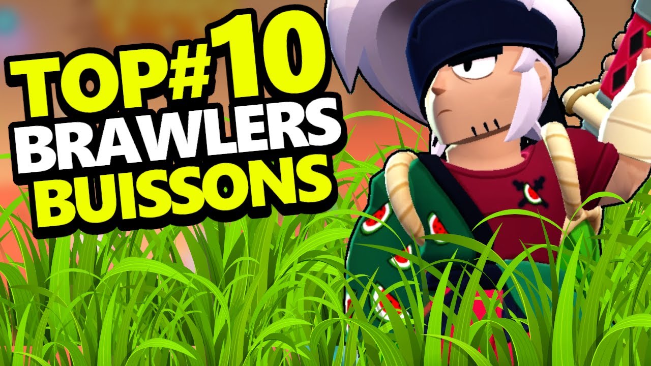 TOP#10 des MEILLEURS BRAWLERS dans les BUISSONS !!?!