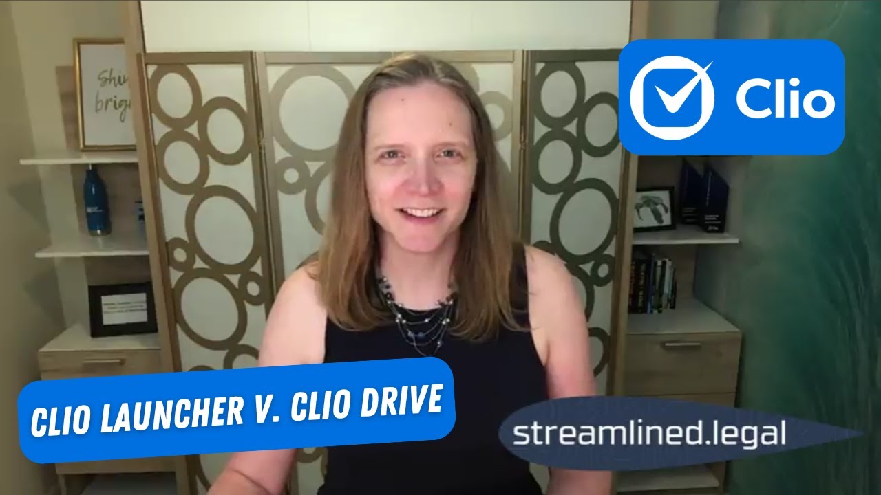 Clio Launcher v. Clio Drive #streamlinedlegal