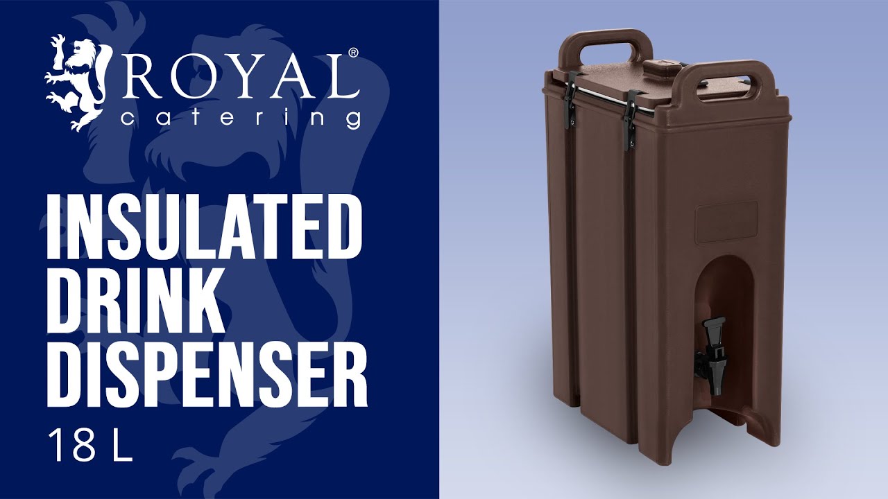 Insulated Beverage Dispenser Royal Catering RC-BDC180 | Product Presentation