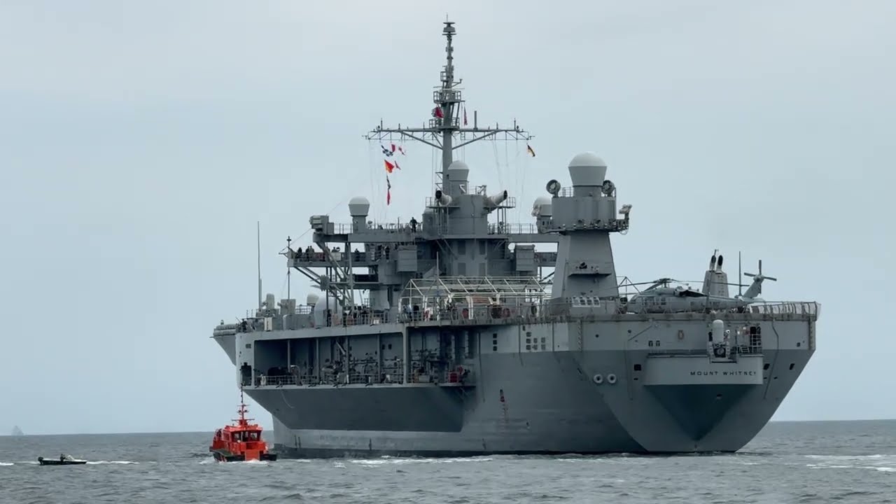 BALTOPS 2025: Marineschiffe verlassen Rostocker Hafen 5.6.2025 zum Ostseeman&ouml;ver Baltic Operations