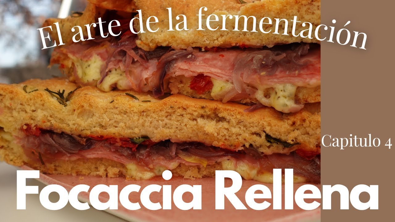 RECETA DE FOCACCIA RELLENA | simple y rica, ideal para recibir amigos en casa