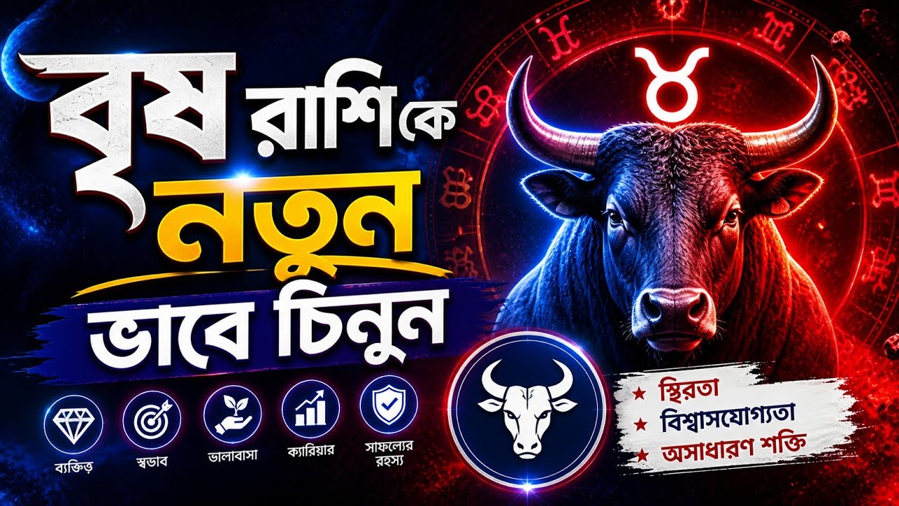 বৃষ রাশিকে নতুন ভাবে চিনুন | brisha rashifall bangla | taurus personality | #বৃষরাশি