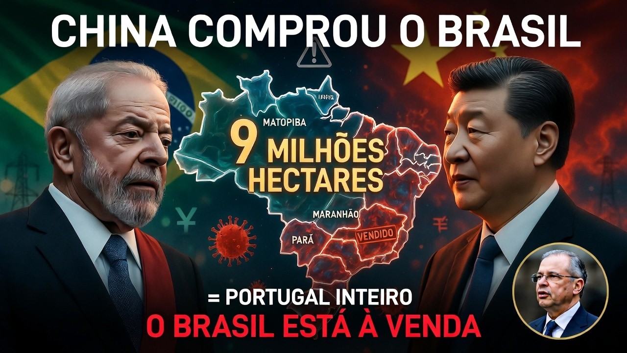 BRASIL VIROU COLÔNIA DA CHINA? 9 Milhões de Hectares, 25% da Energia | Lula Sabe Disso?