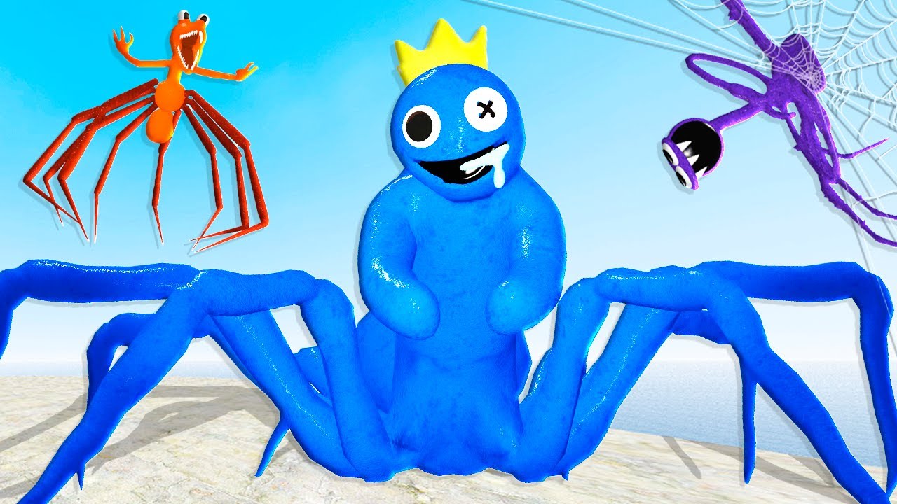 The RAINBOW FRIENDS Spiders! (Garry's Mod)