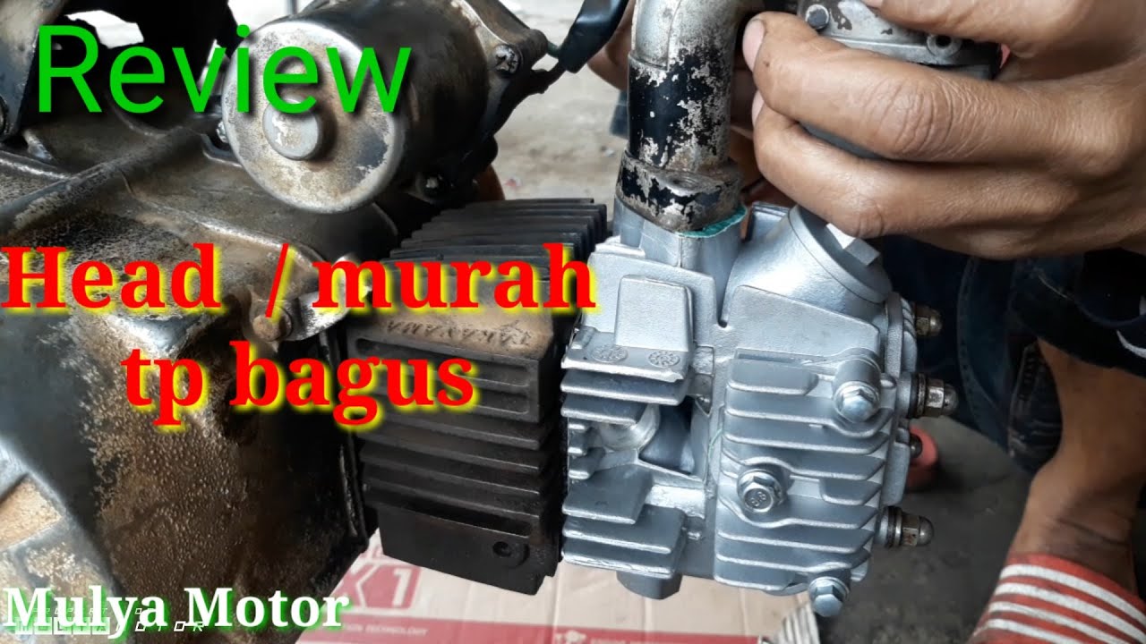Review Head/Dexel supra 100cc grand murah, detail pasang head.